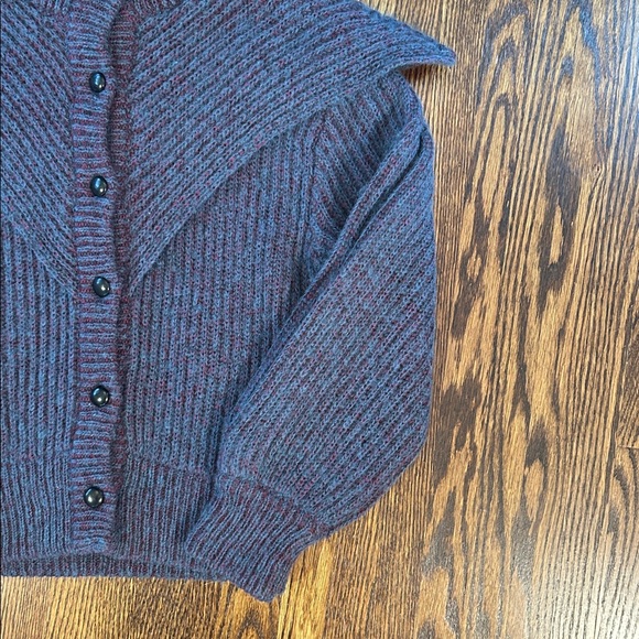 Vintage Purple Button-Up Cardigan - Picture 4 of 8